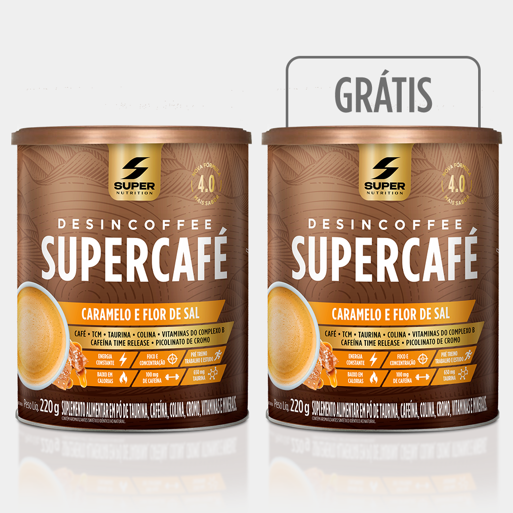 Compre 1 Leve 2 Desincoffee Supercafé Caramelo e Flor de Sal