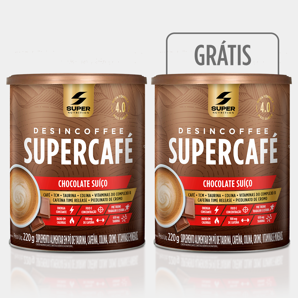 Compre 1 Leve 2 Desincoffee Supercafé Chocolate Suíço