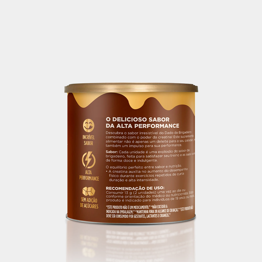 Dado de Creatina Sabor Brigadeiro Super Nutrition (40 unidades)