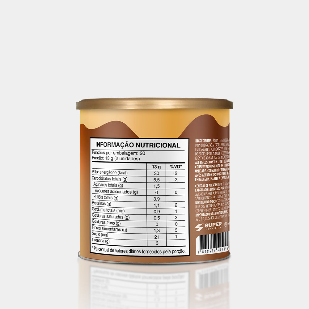 Dado de Creatina Sabor Brigadeiro Super Nutrition (40 unidades)