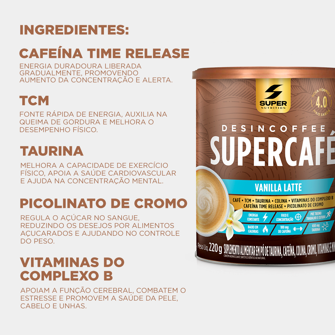 Compre 1 Leve 2 Desincoffee Supercafé Vanilla Latte