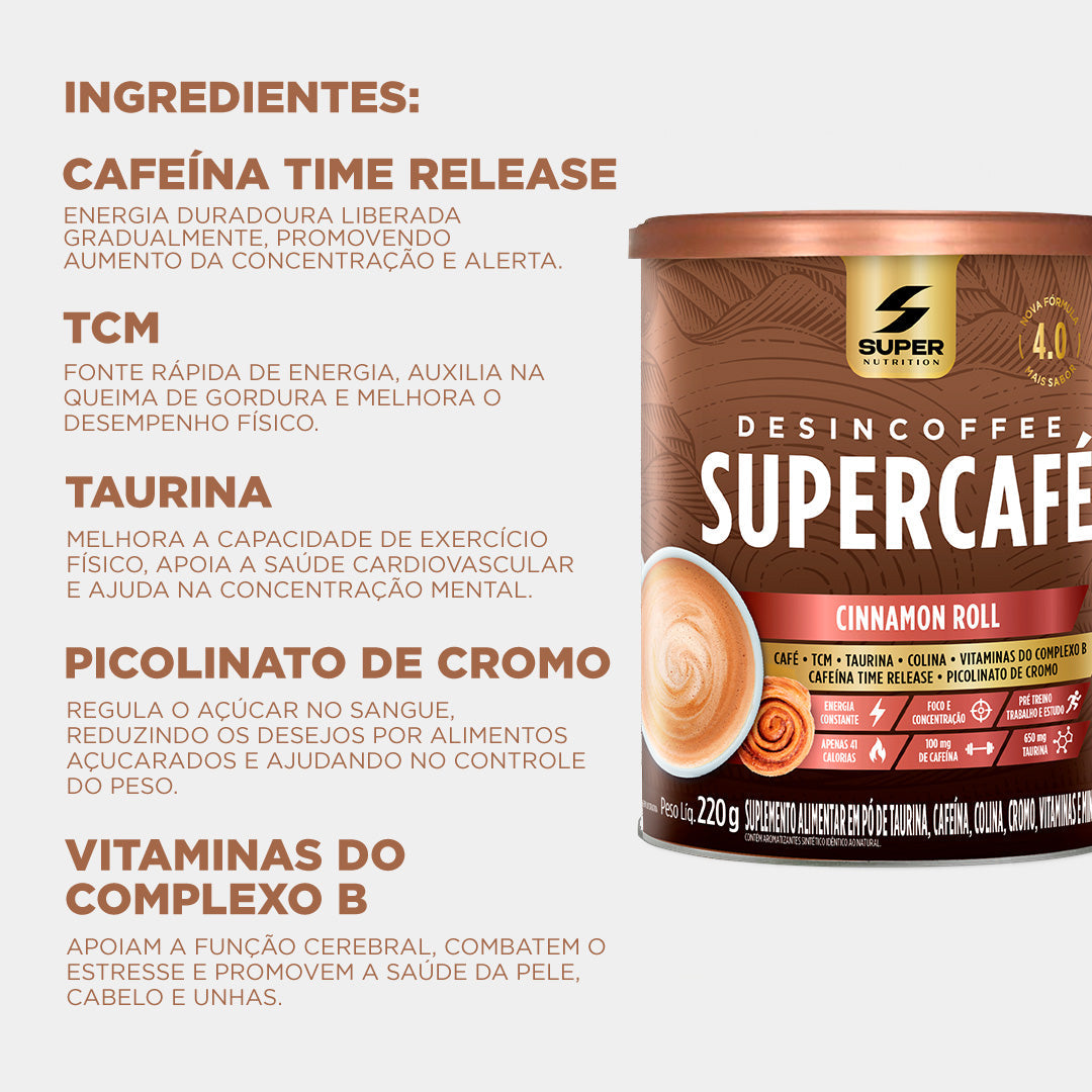 Compre 1 Leve 2 Desincoffee Supercafé Cinnamon Roll
