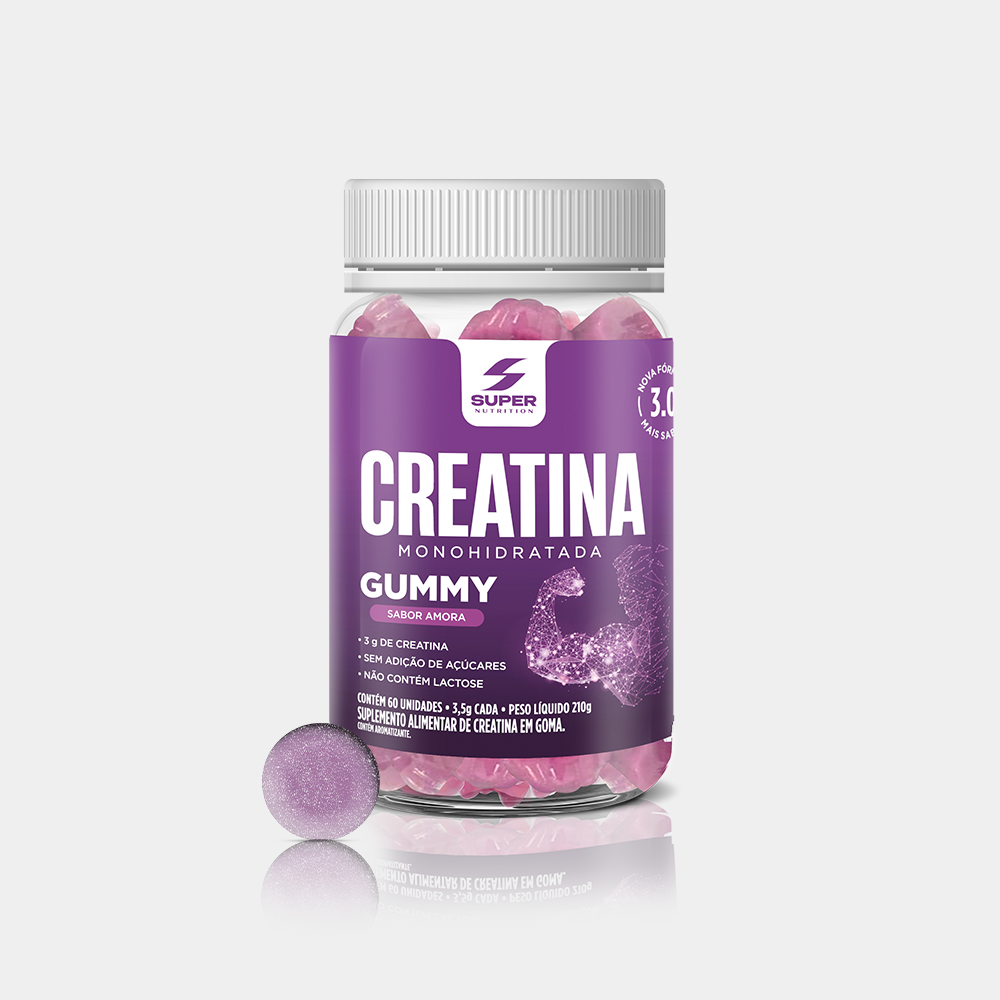 Super Gummy Creatina Amora (60 gomas)