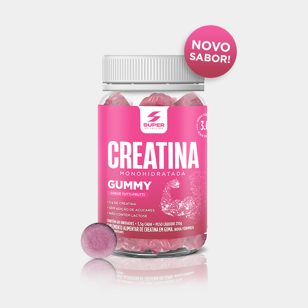 Super Gummy Creatina Tutti-Frutti (60 gomas)