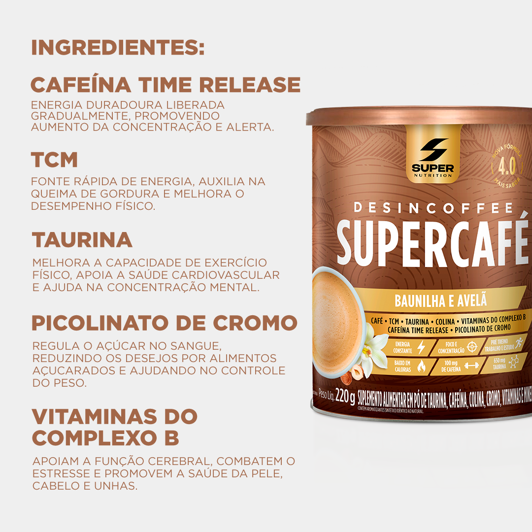 Compre 1 Leve 2 Desincoffee Supercafé Baunilha e Avelã