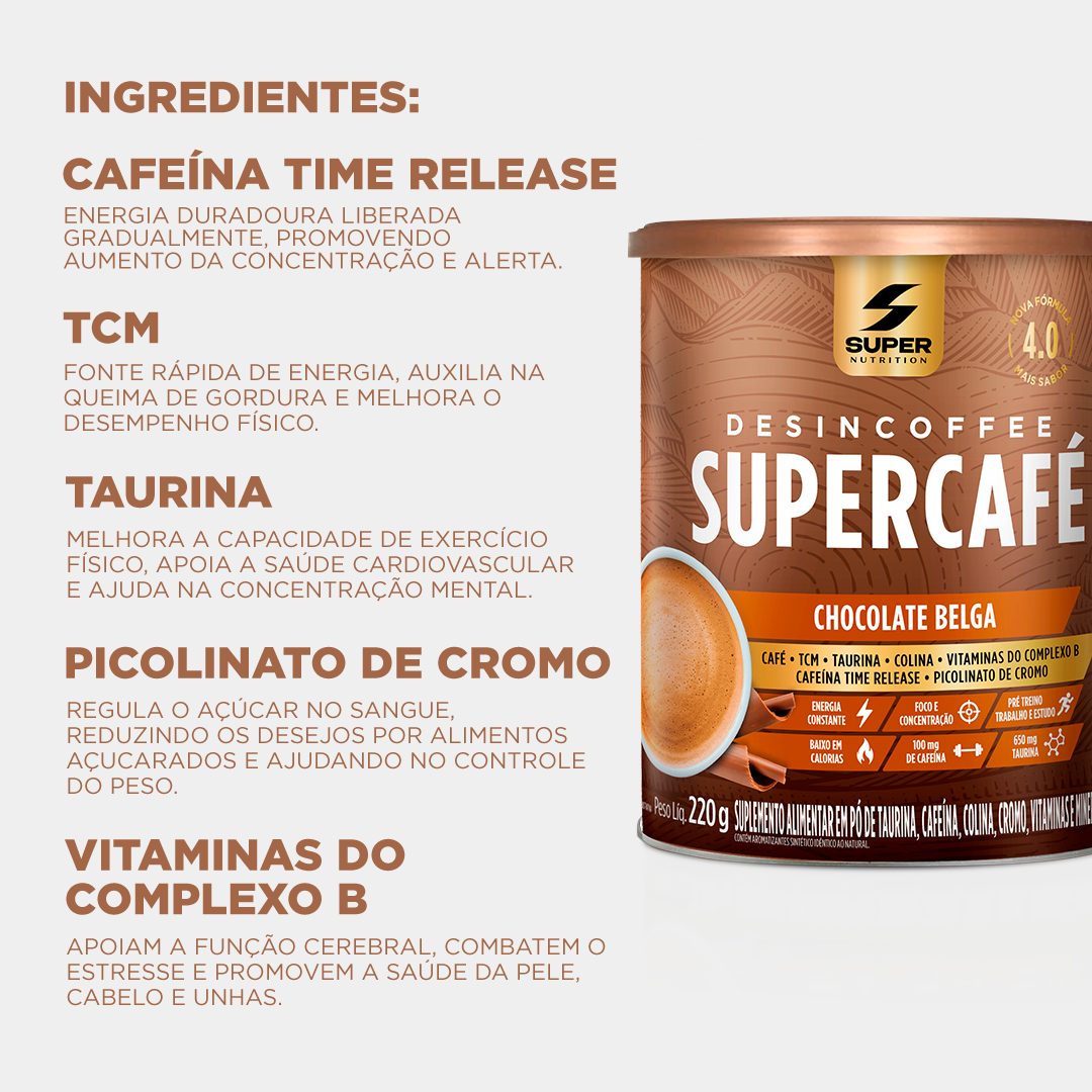 Compre 1 Leve 2 Desincoffee Supercafé Chocolate Belga