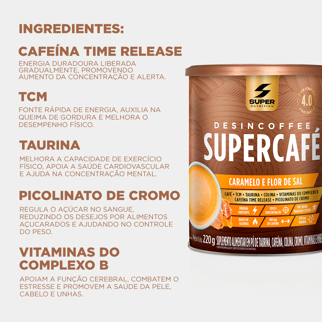 Compre 1 Leve 2 Desincoffee Supercafé Caramelo e Flor de Sal